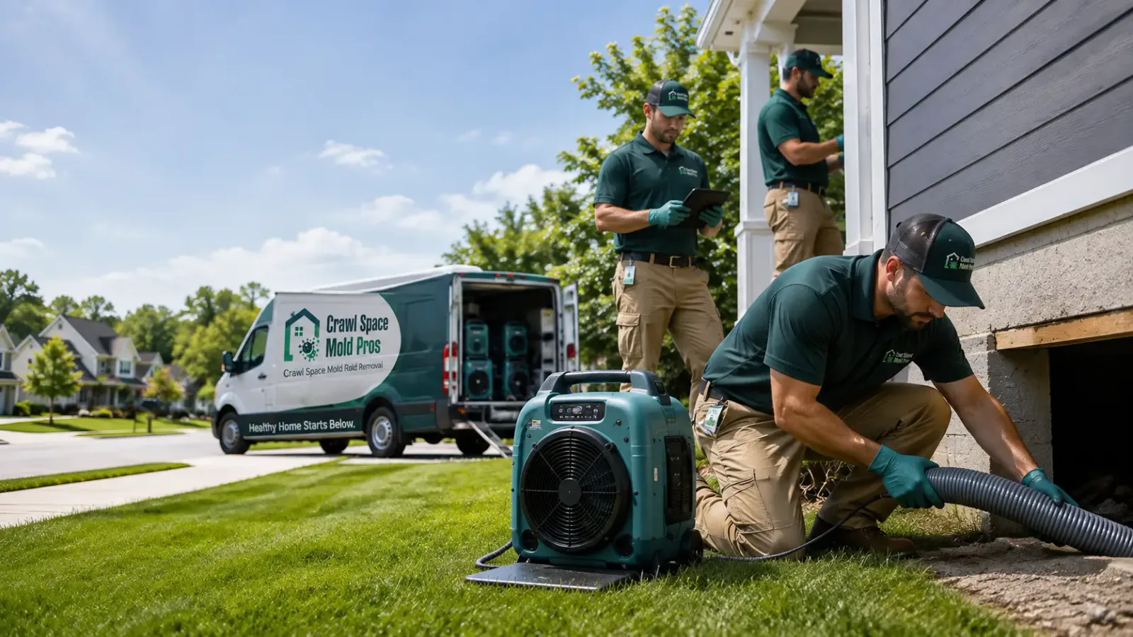 Crawl Space Mold Removal in Merrimack, NH
